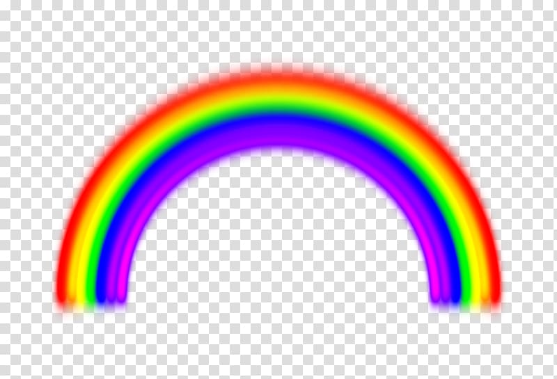 Rainbow Semicircle , rainbow transparent background PNG clipart