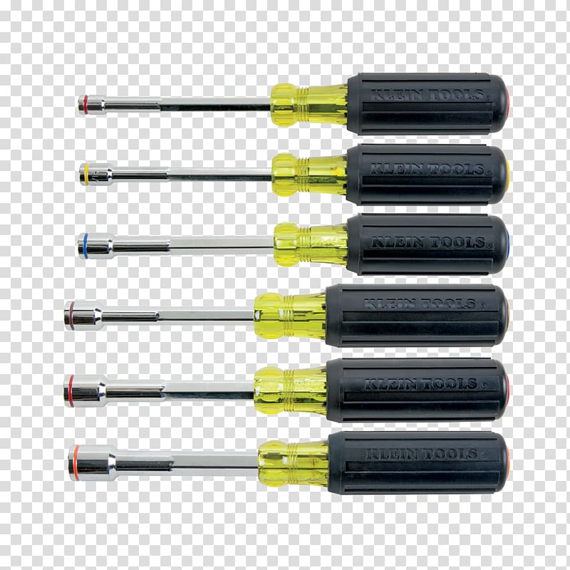 Nut driver Klein Tools 635-6 Hand tool, screwdriver transparent background PNG clipart