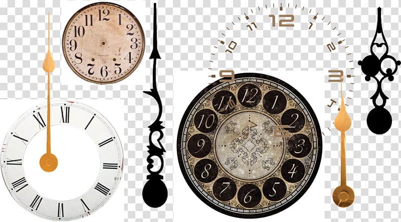 Clock face Steampunk Vintage clothing Retro style, Wof transparent background PNG clipart