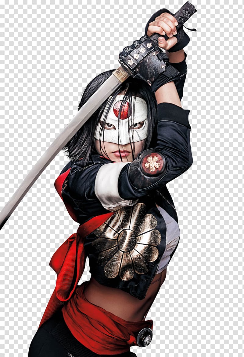 Karen Fukuhara Katana Suicide Squad Harley Quinn Deadshot, katana transparent background PNG clipart