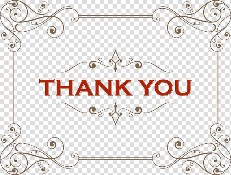 thank you signage, Template Microsoft Word Greeting card , flower frame illustration thanks transparent background PNG clipart