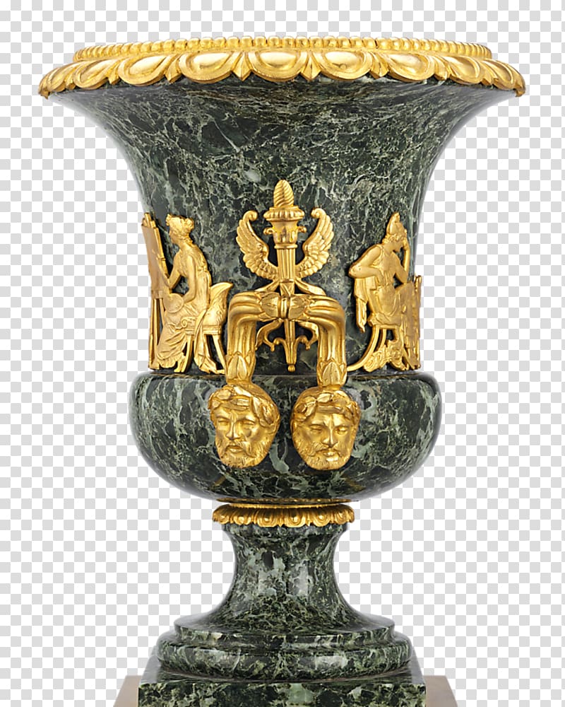 Vase Marble Urn Empire style First French Empire, Empire Style transparent background PNG clipart