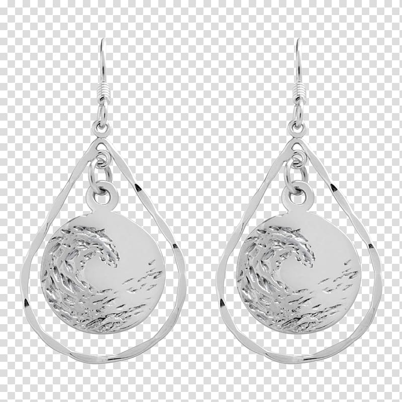 Earring Sterling silver Jewellery Necklace, tear transparent background PNG clipart