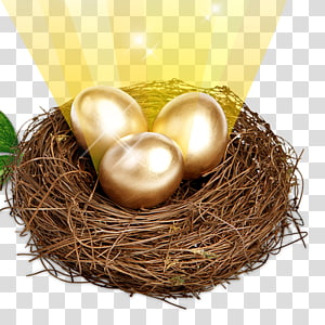 Free: Babka Egg Easter Chocolate, Color golden eggs transparent background  PNG clipart 