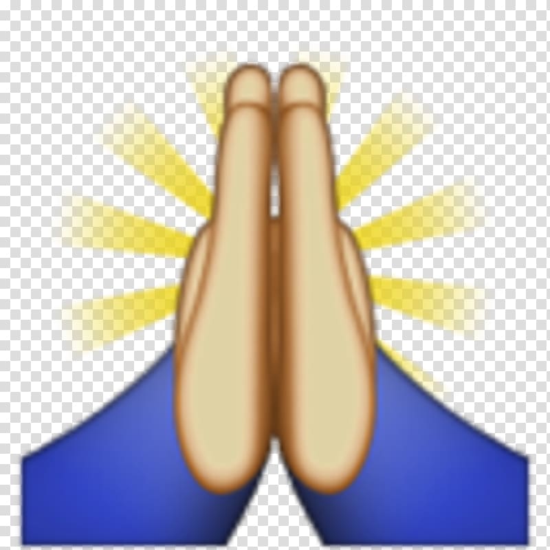 Praying Hands Emoji Prayer High five, hands folded together transparent background PNG clipart