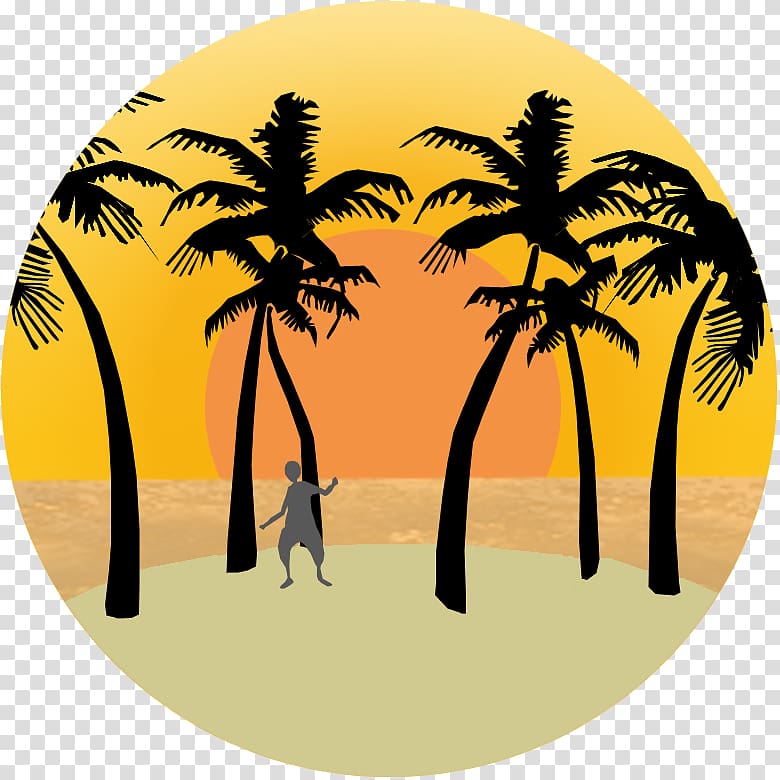 Asian palmyra palm Silhouette Date palm Arecaceae, Silhouette transparent background PNG clipart