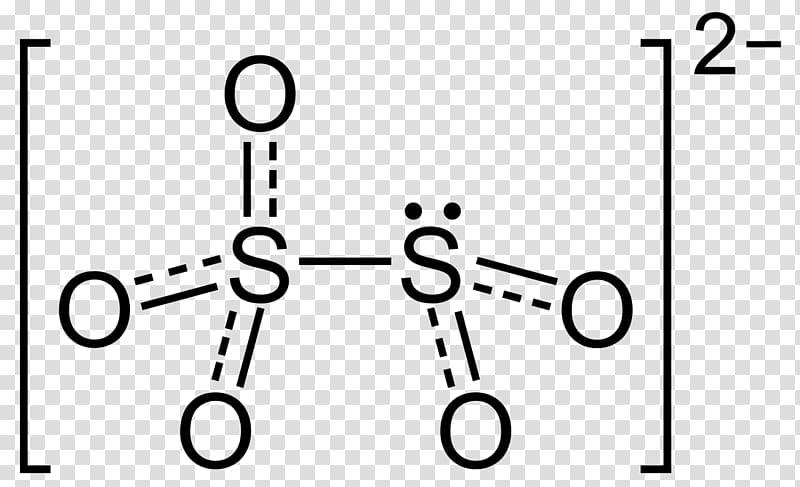 Sodium thiosulfate Potassium metabisulfite Chemical formula, nummer transparent background PNG clipart