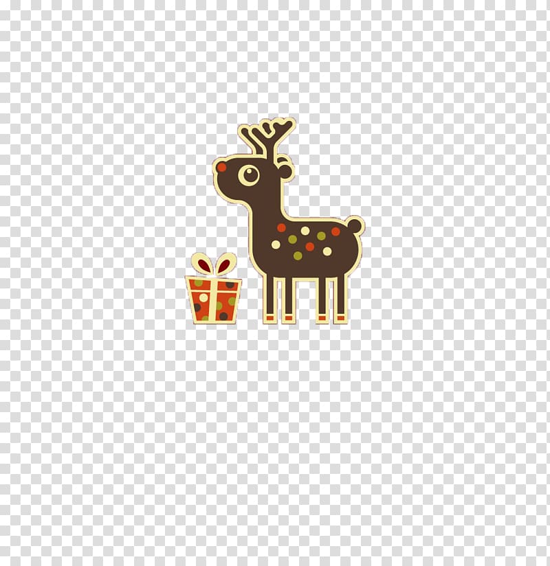 Reindeer Santa Claus Christmas, Blankly deer transparent background PNG clipart