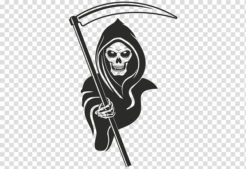 grim reaper holding scythe illustration, Symbols of death , grim reaper transparent background PNG clipart