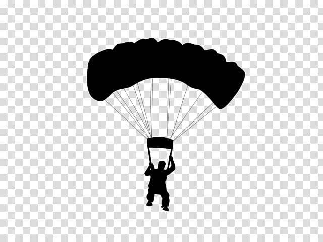 Parachuting Parachute Paratrooper Paragliding Tandem skydiving, parachute transparent background PNG clipart