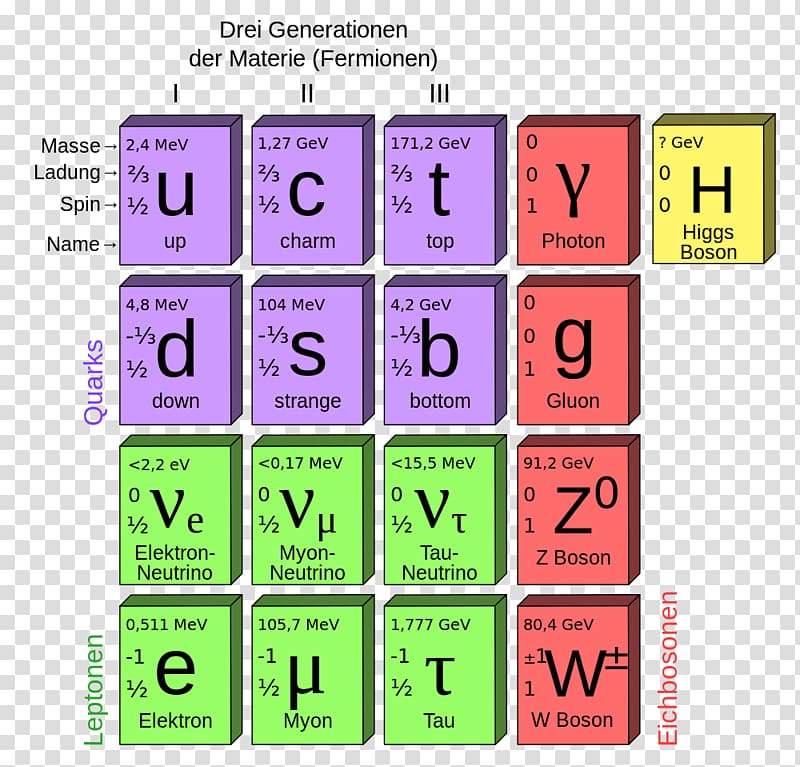 Particle physics The Standard Model of Elementary Particles, Model man transparent background PNG clipart