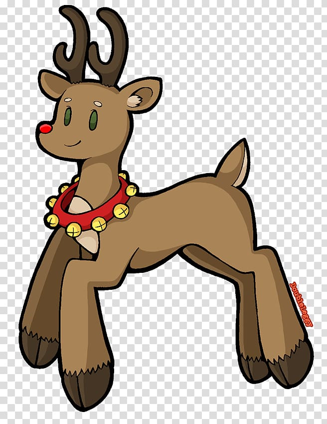 Reindeer Horse Dog Canidae , rudolph the red nosed reindeer transparent background PNG clipart