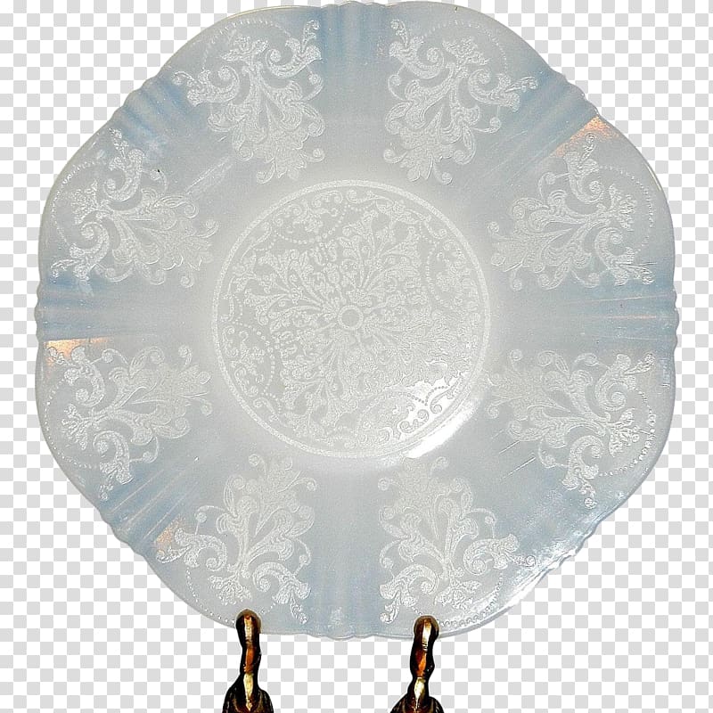 Depression glass Macbeth-Evans Glass Company Milk glass Platter, glass transparent background PNG clipart