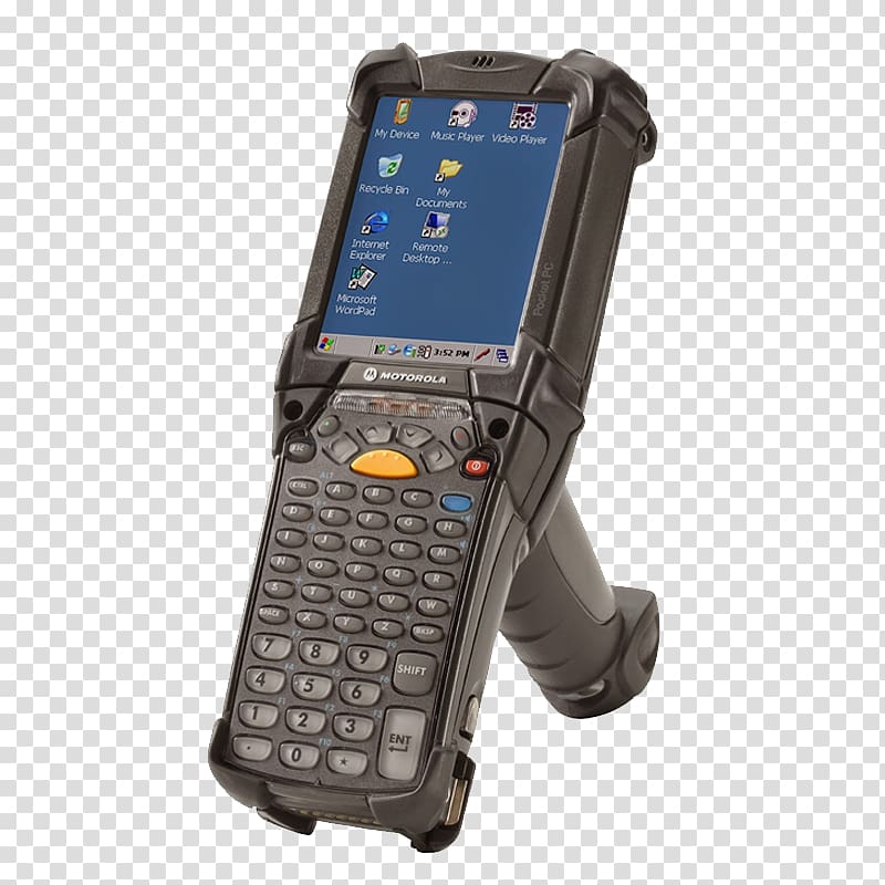 Mobile computing Motorola MC9200 MC92N0-GA0SXEYA5WR Handheld Devices Rugged computer, Computer transparent background PNG clipart