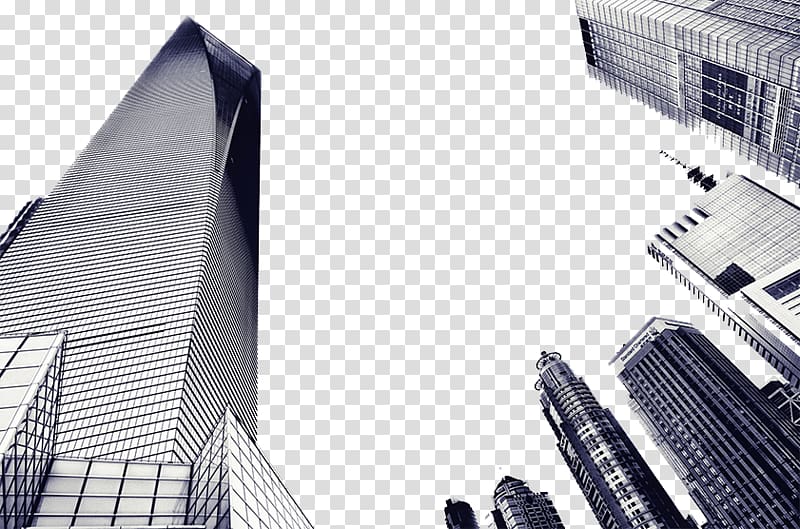 Line drawing city building transparent background PNG clipart