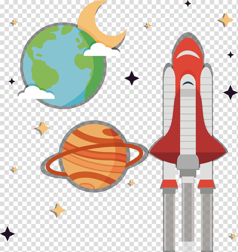 Earth Planet Outer space Drawing, Earth and alien planet transparent background PNG clipart