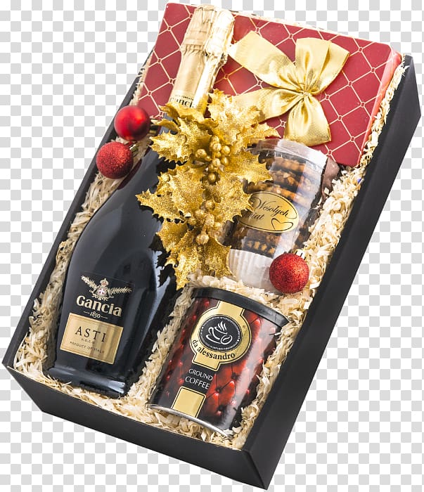 Gift Basket Christmas Hamper Chocolate, gift transparent background PNG clipart