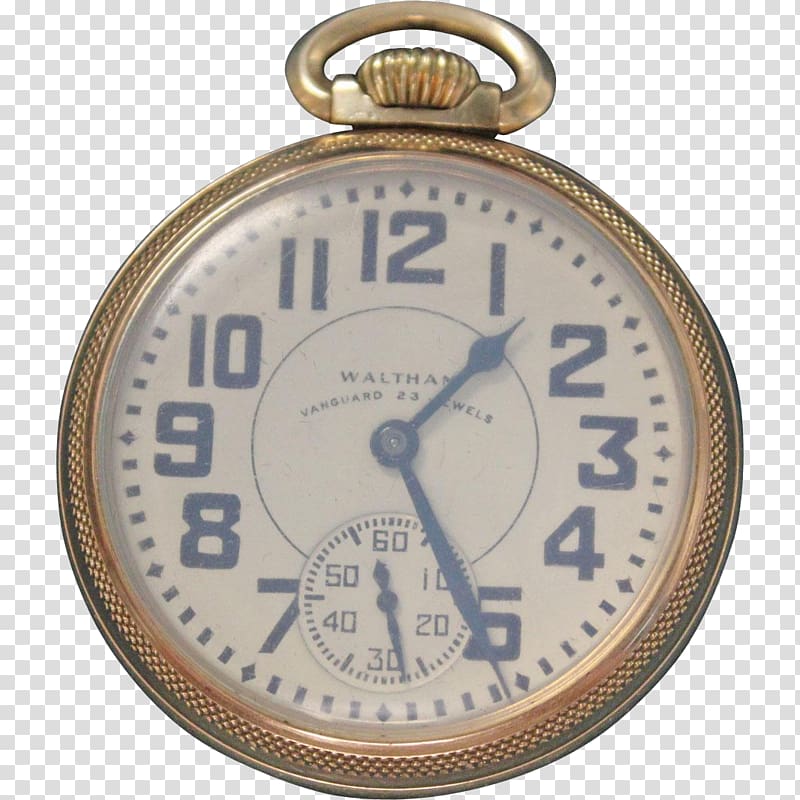 Waltham Watch Company Pocket watch Railroad chronometer, pocket watch transparent background PNG clipart
