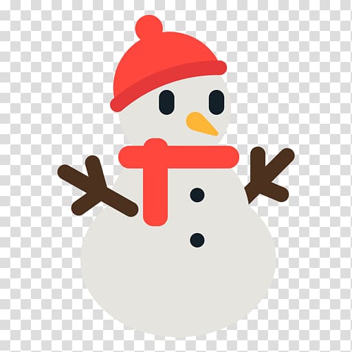 Snowman Emoji Smiley , black sesame paste transparent background PNG clipart