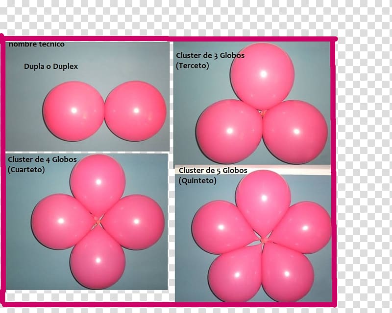 Toy balloon Pump Cluster ballooning Flower, balloon transparent background PNG clipart