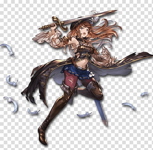 Granblue Fantasy Rage of Bahamut Character Anime Art, Anime transparent background PNG clipart