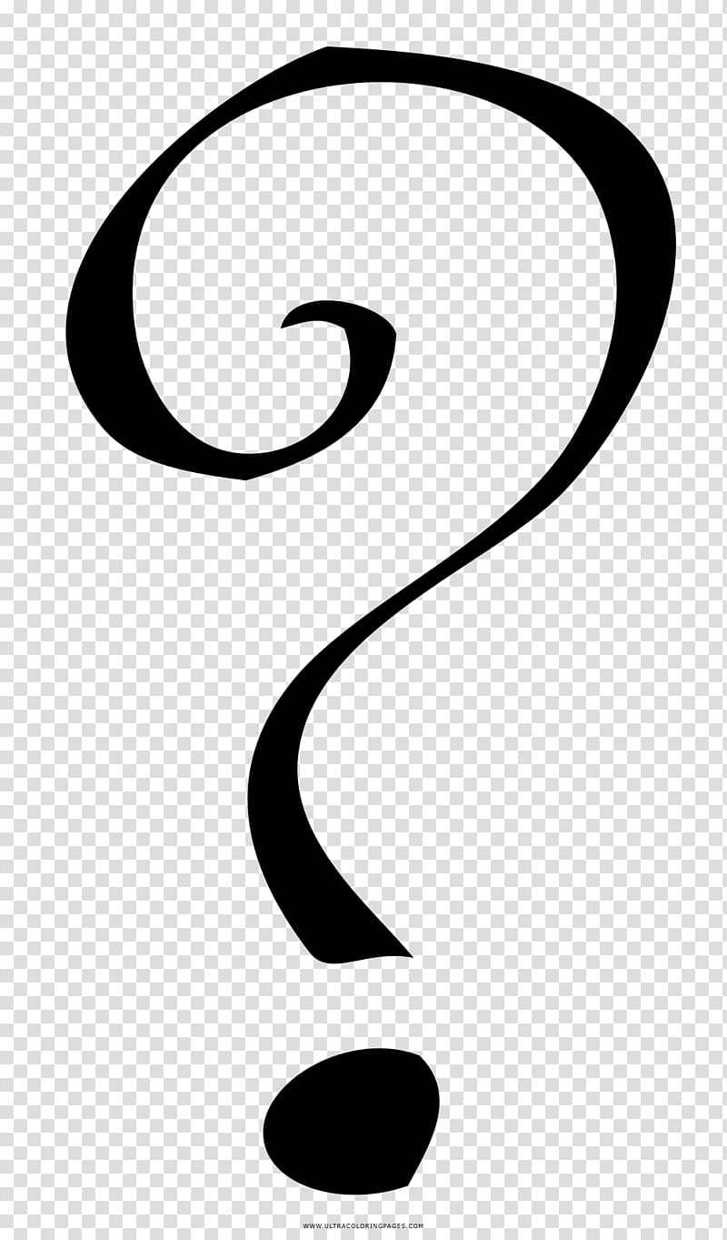 Question mark Drawing Coloring book Line art , others transparent background PNG clipart