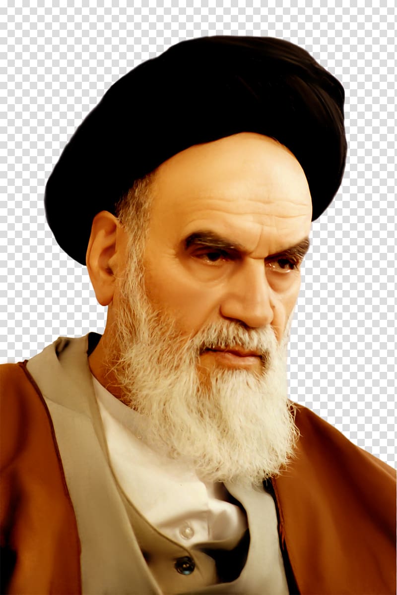 man in brown and gray top, Ruhollah Khomeini Iran Imam Islamic republic Dawoodi Bohra, POLLUTION transparent background PNG clipart
