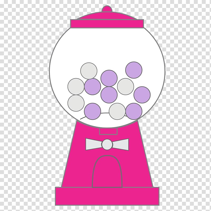 Chewing gum Bubble gum Gumball machine , Gumball Machine transparent background PNG clipart