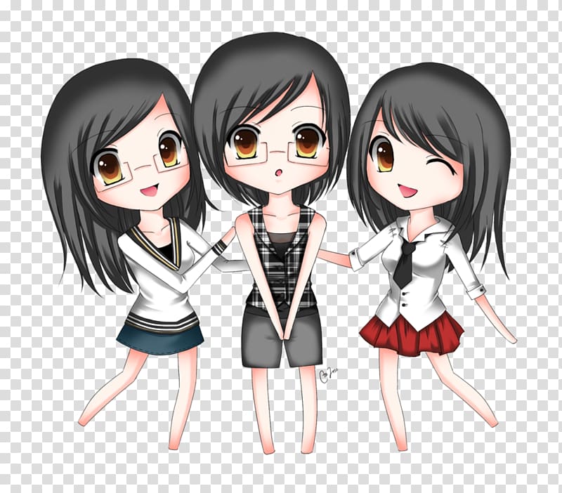 Group Of Friends Chibi