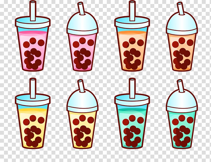 Bubble tea Milk Drink, pearl milk tea transparent background PNG clipart