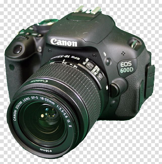 Digital SLR Canon EOS 600D Camera lens Mirrorless interchangeable-lens camera Single-lens reflex camera, camera lens transparent background PNG clipart