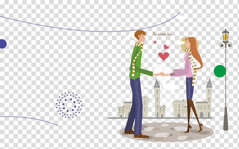 Cartoon Drawing Significant other Illustration, Cartoon couple transparent background PNG clipart