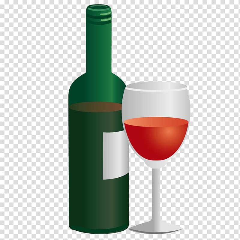 Red Wine Bottle Wine glass Grape, Fine wine bottle and wine glass transparent background PNG clipart