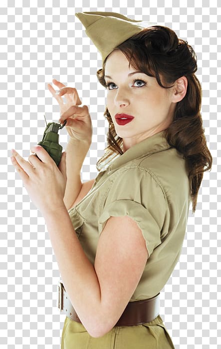 Pin-up girl Desktop Military, military transparent background PNG clipart