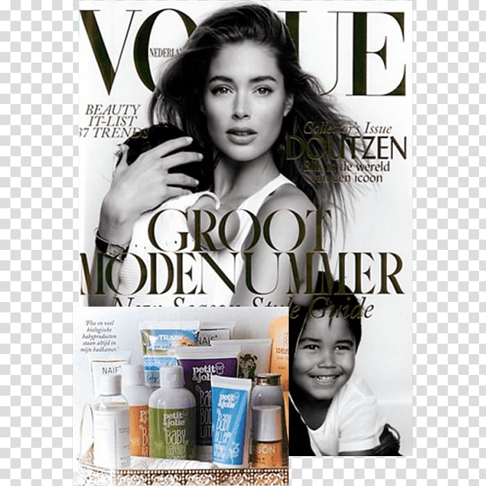 Doutzen Kroes Imaan Hammam Magazine Vogue Model, model transparent background PNG clipart