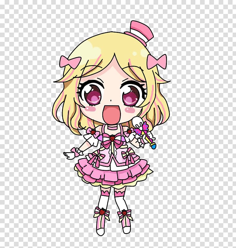 PriPara Pretty Rhythm Chibi Anime Sailor Moon, Chibi transparent background PNG clipart