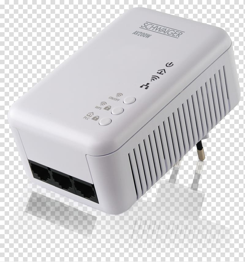 Adapter Power-line communication PowerLAN Wireless Access Points Wireless router, Schattenprofil transparent background PNG clipart