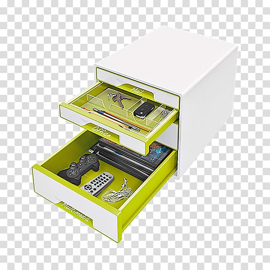 Drawer Desk Paper Organization Esselte Leitz GmbH & Co KG, box transparent background PNG clipart