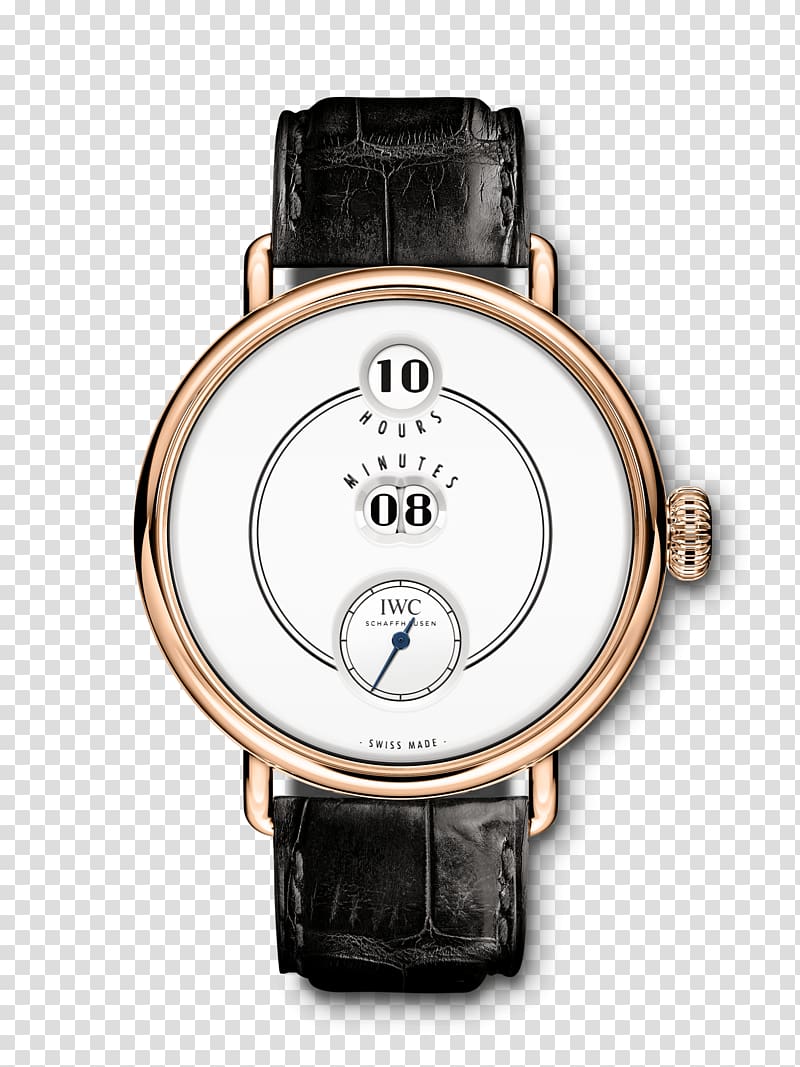 International Watch Company Salon international de la haute horlogerie Watchmaker Clock, watch transparent background PNG clipart