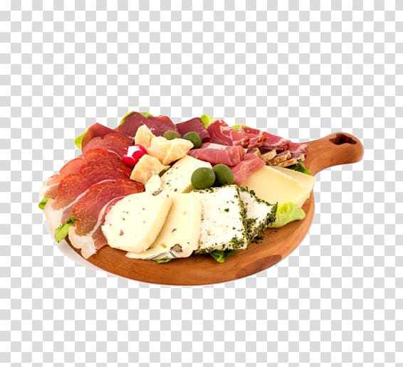 Antipasto Italian cuisine Vegetarian cuisine Bresaola Hors d\'oeuvre, salad transparent background PNG clipart