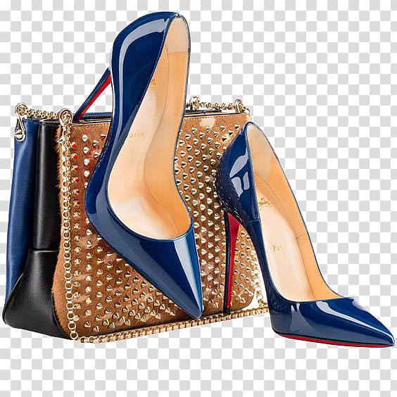 women's blue leather heels, Shoe Handbag Shahr-e Jadid-e Majlesi High-heeled footwear, Blue women\'s heels transparent background PNG clipart