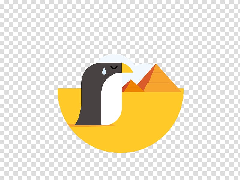 Penguin Flat design, Flat Penguins transparent background PNG clipart