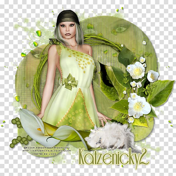 Flower Floral design Green, sunshine girl transparent background PNG clipart
