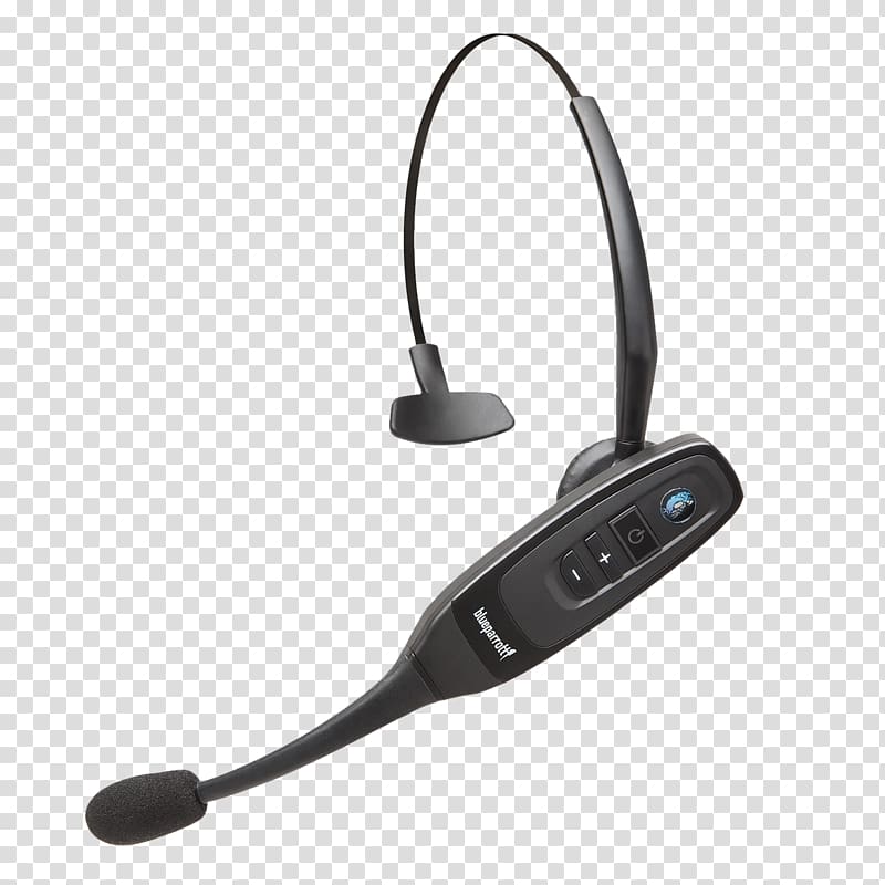 Xbox 360 Wireless Headset Noise-cancelling headphones VXi BlueParrott B250-XT, wearing a headset transparent background PNG clipart