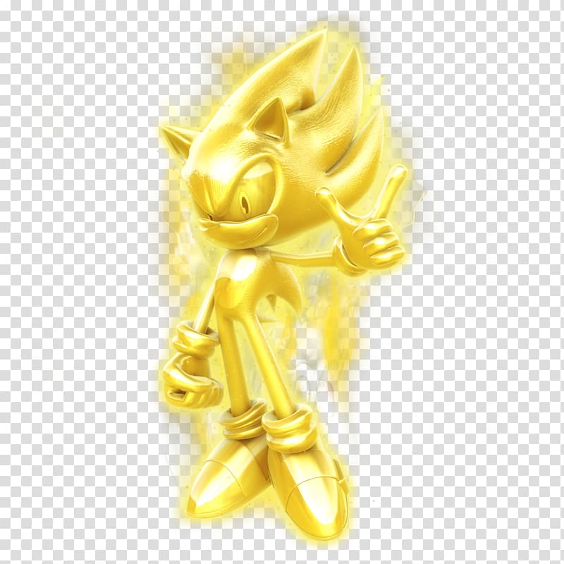 Sonic Unleashed Sonic Adventure 2 Sonic the Hedgehog Shadow the Hedgehog, golden statue transparent background PNG clipart