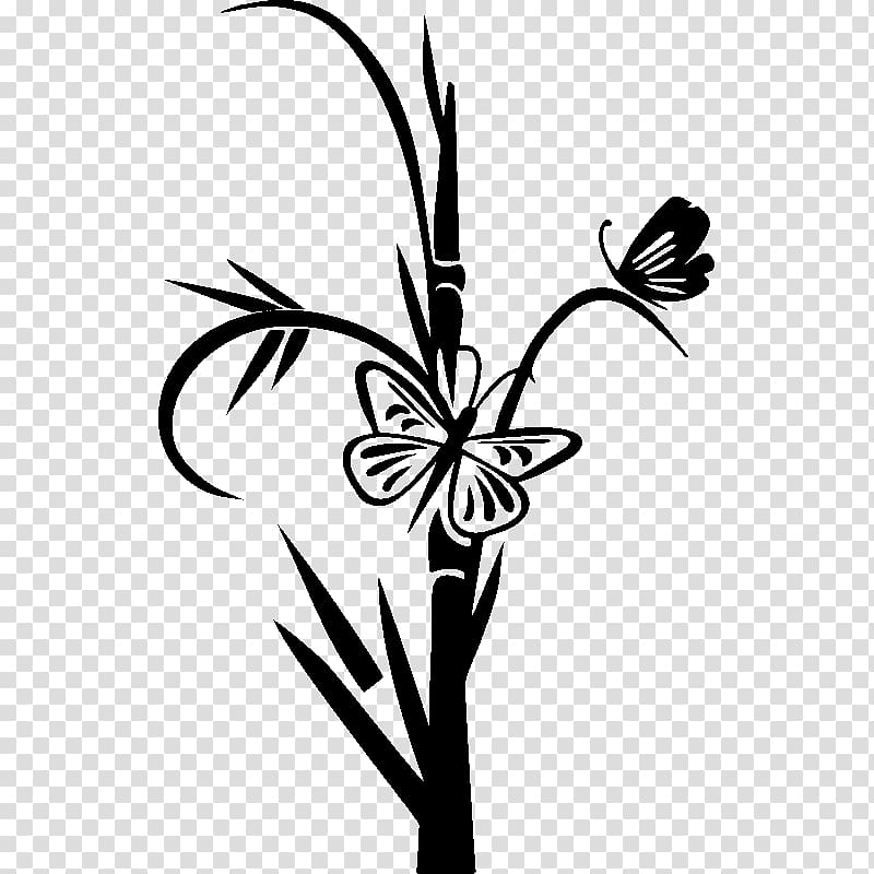 Sticker Floral design Bambou , bambou transparent background PNG clipart