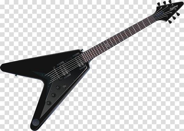 Gibson Flying V Electric guitar Epiphone, Rock Guitars transparent background PNG clipart