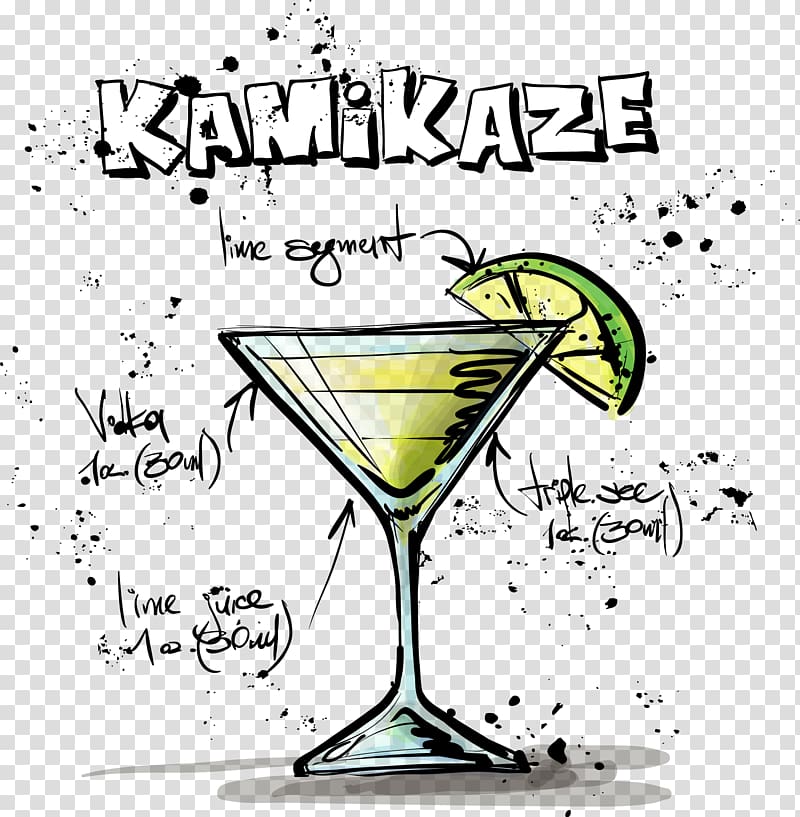 Kamikaze Cocktail Cosmopolitan Vodka Bloody Mary, Cocktail with lemon transparent background PNG clipart