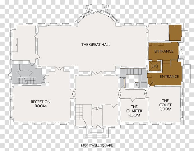 Floor plan Brand Property, ground floor transparent background PNG clipart