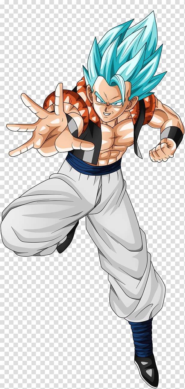 Gogeta Super Saiyan Blue transparent background PNG clipart